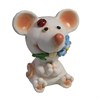 Фигурка декоративная Мышонок Олаф (белый) L6 W7 H9 см - фото 189518