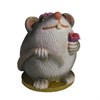 Фигурка декоративная Крыса Асоль (серый) L6,5 W6,5 H9 см - фото 189568