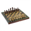 Игра настольная 3 в 1 "Малахит" (шахматы, шашки, нарды), L39 W19,5 H4,5 см - фото 193287