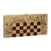 Игра настольная 3 в 1 "Рыцарь" (шахматы, шашки, нарды) L50 W25 H5 см - фото 194246