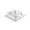 Игра настольная (питейная) "Крестики-нолики", L26 W26 H7 см - фото 194854