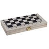 Игра настольная 3 в 1 (шахматы, шашки, нарды), L20,5 W10,5 H2,5 см - фото 197076