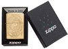 Зажигалка Zippo Classic с покрытием High Polish Brass 49024 - фото 198068