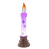 Фигурка декоративная с подсветкой "Свеча", L5 W5 H17 см - фото 213192