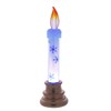 Фигурка декоративная с подсветкой "Свеча", L5 W5 H17 см - фото 213193
