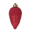 Украшение новогоднее "Шишка", набор из 4 шт, H=8 см - фото 214447