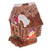 Фигурка декоративная с подсветкой "Избушка" L13 W11 H15,5 см - фото 216256