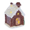 Фигурка декоративная с подсветкой "Избушка" (2 режима) L12,5 W10,5 H16 см - фото 216270