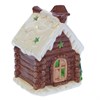 Фигурка декоративная с подсветкой "Избушка" (2 режима) L12,5 W10,5 H16 см - фото 216272