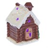 Фигурка декоративная с подсветкой "Избушка" (2 режима) L12,5 W10,5 H16 см - фото 216273