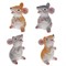 Фигурка декоративная "Мышка", L5 W4,5 H7,5 см - фото 218567