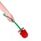 Ёршик туалетный cherry - фото 221358