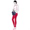 Сумка shopper xs spots navy - фото 224060