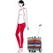 Сумка-тележка carrycruiser artist stripes - фото 228668