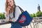 Сумка shopper m dark blue - фото 228736
