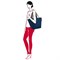 Сумка shopper m dark blue - фото 228738