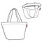 Сумка shopper m dark blue - фото 228739