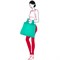 Сумка складная mini maxi pocket spectra green - фото 228789