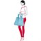 Сумка складная mini maxi shopper bavaria denim - фото 230883