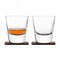 Набор из 2 стаканов arran whisky с деревянными подставками 250 мл - фото 233344