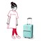 Чемодан детский trolley xs cats and dogs mint - фото 234138