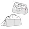 Сумка overnighter canvas blue - фото 239320