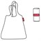 Сумка складная mini maxi shopper happy flowers - фото 240037