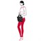 Сумка shopper xs mixed dots - фото 241060