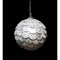 Шар новогодний декоративный paper ball, серебристый мрамор - фото 242125