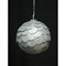 Шар новогодний декоративный paper ball, серебрянный - фото 242130