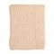 Плед вязаный бежевого цвета essential, 130х180 см - фото 243612