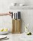 Набор ножей elevate™ knives bamboo в подставке из бамбука - фото 245869