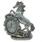 Часы настольные Лошадь цвет: серебро L31W15H40 см - фото 251663