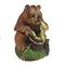 Фигурка декоративная Мишка с медом L17.5W18 Н22 см. - фото 251915