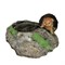Кашпо декоративное Ежик у камня L26W17H19 см. - фото 251933