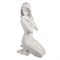 Фигура декоративная Девушка белая L19W15.5H30см - фото 252442