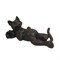 Фигура декоративная Кот черный отдыхает L18W9H9см - фото 252473