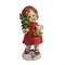 Фигура декоративная Девочка с колокольчиками (красный) L7W7H17 - фото 252626