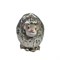 Фигурка декоративная Серый Джим в орешке (серебро) L5 W4 H4 см - фото 253990
