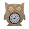 Часы настольные декоративные "Сова", L24 W3,5 H23,5 cм, - фото 254024