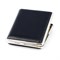 Портсигар S.Quire, сталь+искусственная кожа, черный цвет, гладкий, 74*95*18 мм - фото 254965