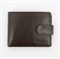 Портмоне S.Quire, натуральная воловья кожа, коричневый, гладкая, 11,5 x 9 x 2,2 см - фото 255229