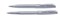 Набор Pierre Cardin PEN and PEN: ручка шариковая + роллер. Цвет - серебристый. - фото 256057