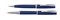 Набор Pierre Cardin PEN and PEN: ручка шариковая + роллер. Цвет - синий матовый. - фото 256060