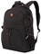 Рюкзак SWISSGEAR чёрный, полиэстер, 33х15х45 см, 22 л - фото 257469
