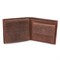 Бумажник KLONDIKE Yukon, натуральная кожа в коричневом цвете, 11 х 2 х 9,5 см - фото 258535