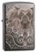Зажигалка Zippo Elephant Fancy Fill Design с покрытием Black Ice® 49074 - фото 259028