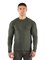 Футболка  мужская Atar/ дл. рукав/ шерсть 160/ зеленый / L - фото 260504