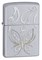 Широкая зажигалка Zippo Golden Betterfly 24339 - фото 281930