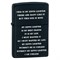 Широкая зажигалка Zippo ZPP CRD black matte 24710 - фото 281936